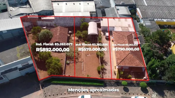 Terreno à venda,1349.00 m², Pinheirinho, CURITIBA - PR . - foto 3