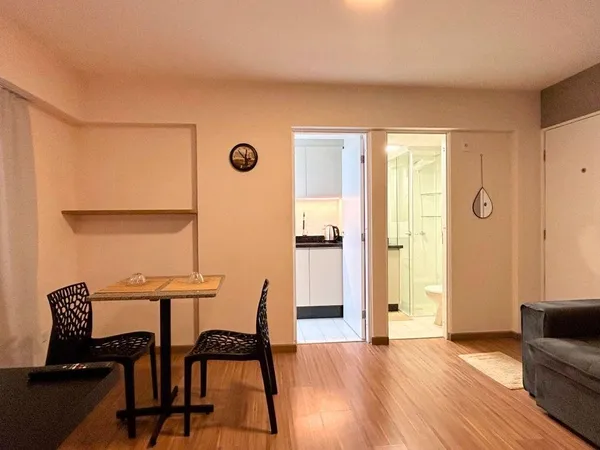 Apartamento com 1 dormitório mobiliado, 32 m² , Centro - Curitiba/PR. - foto 4