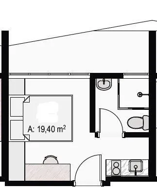 Studio à venda a partir de R$ 275.000 - Bigorrilho - foto 3