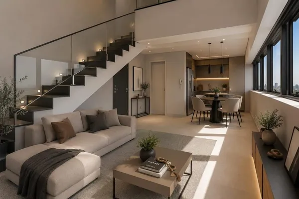 Apartamento Duplex exclusivo no 38º andar . Vista espetacular com 2 vagas - foto 3