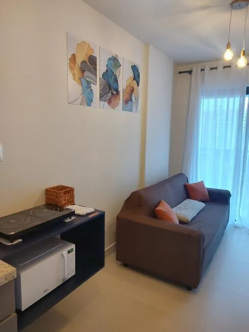 Apartamento 1 quarto com sacada no Plus Portão Curitiba todo mobiliado para locação - foto 5