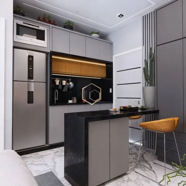 STUDIO À VENDA NO NOVO MUNDO | 24 M² | LA COURBE | IDEAL PARA MORAR OU INVESTIR - foto 3