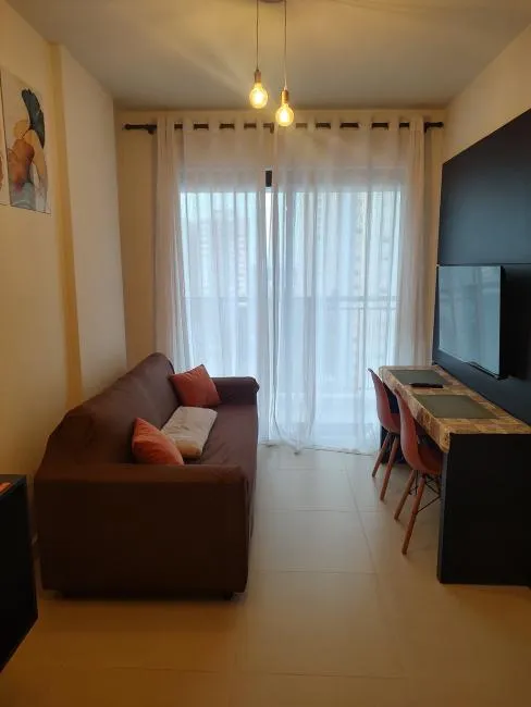 Apartamento 1 quarto com sacada no Plus Portão Curitiba todo mobiliado para locação - foto 3