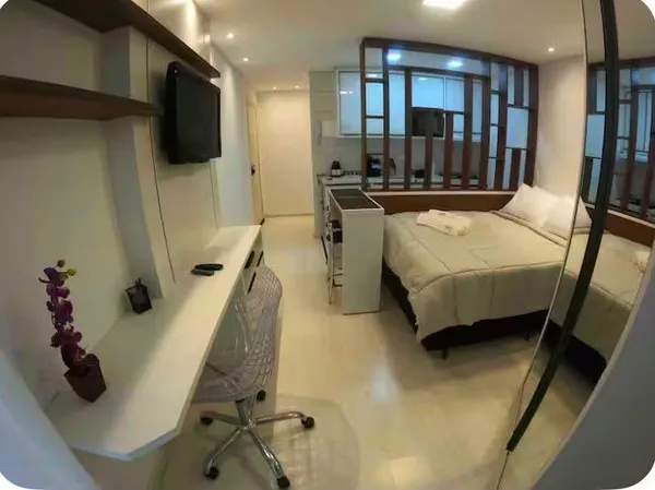 Studio mobiliado à venda, com 24 m² - Juvevê - Curitiba/PR - foto 3