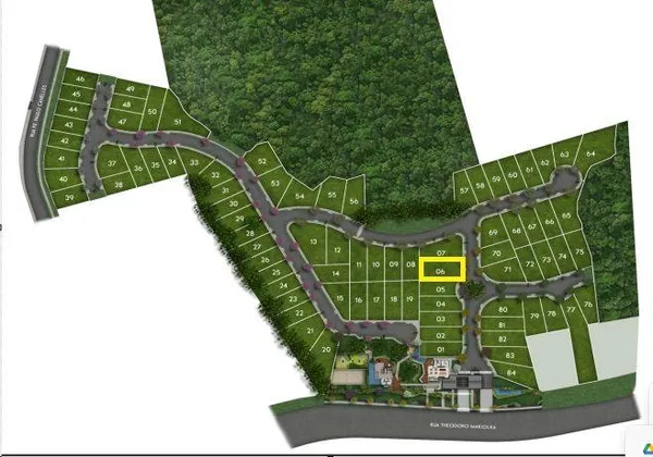 Terreno a venda no Santa Cândida, Paysage Le Vert, Rua Theodoro Makiolka - foto 2
