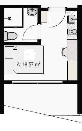 Studio à venda a partir de R$ 275.000 - Bigorrilho - foto 4