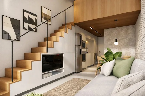 STUDIO com 1 dormitório à venda com 27.44m² por R$ 392.392,00 no bairro Hugo Lange - CURITIBA / PR - foto 4