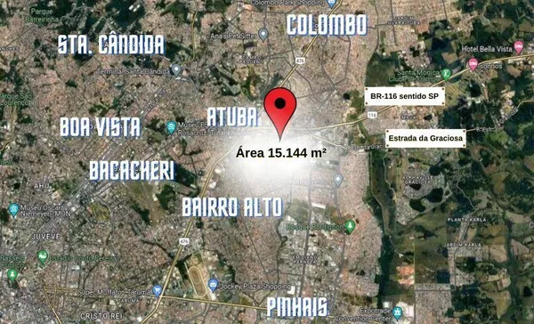 OPORTUNIDADE PARA CENTRO DE DISTRIBUIÇÃO!!!Terrenos comerciais/industriais que somam 15.144m2. Excelente localização próxima ao trevo do Atuba - foto 4