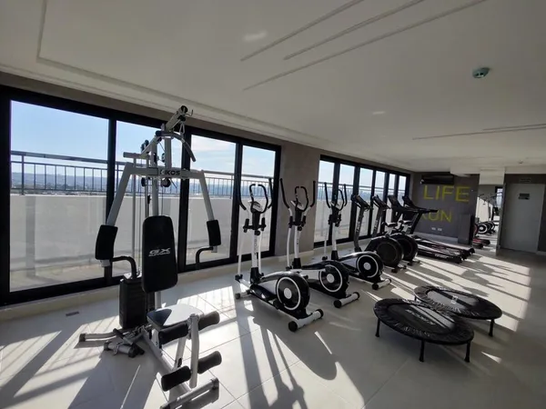 Apartamento 1 quarto com sacada no Plus Portão Curitiba todo mobiliado para locação - foto 4